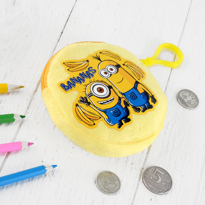Детский кошелек "Bananas" Гадкий Я, 9х9cм