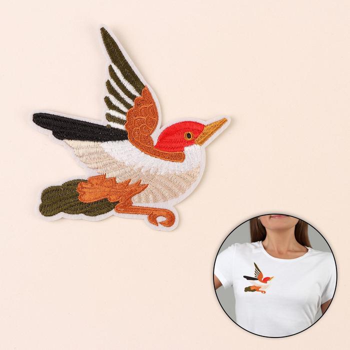 Термоаппликация "Птица", 12*12см