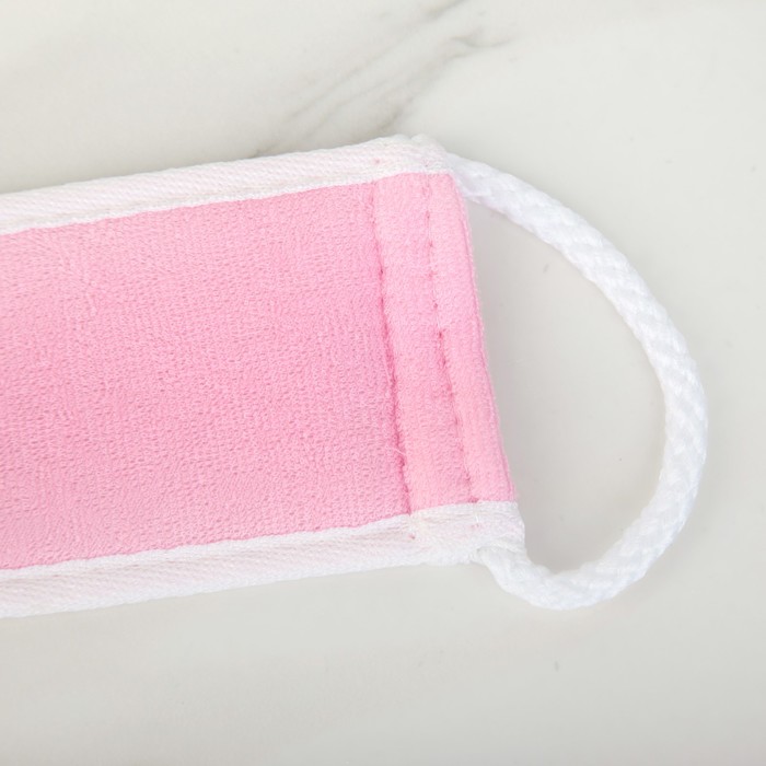 Мочалка-лента массажная 68х8 см, сизаль, цвет МИКС