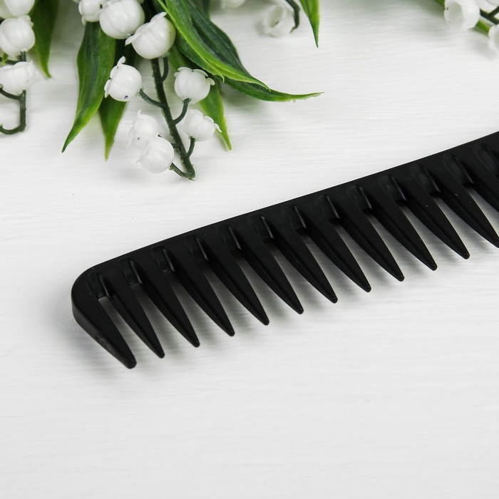 Набор расчесок №13 3пр (с хвостиком кисть д/покраски) 21*4,5(±1)см чёрный пакет QF