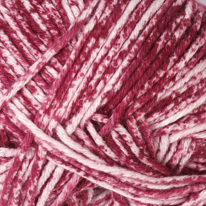 Пряжа "Denim" 100% хлопок 140м/50гр (115-02 бордовый меланж)