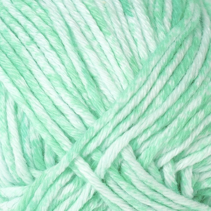 Пряжа "Denim" 100% хлопок 140м/50гр (115-05 зеленый меланж)