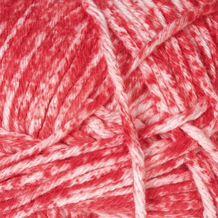 Пряжа "Denim" 100% хлопок 140м/50гр (115-21 красный меланж)