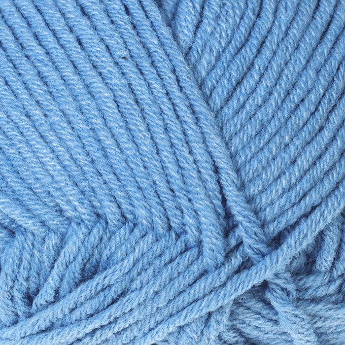 Пряжа "Denim" 60% хлопок, 40% акрил 200м/100гр (11578 яр. голубой)
