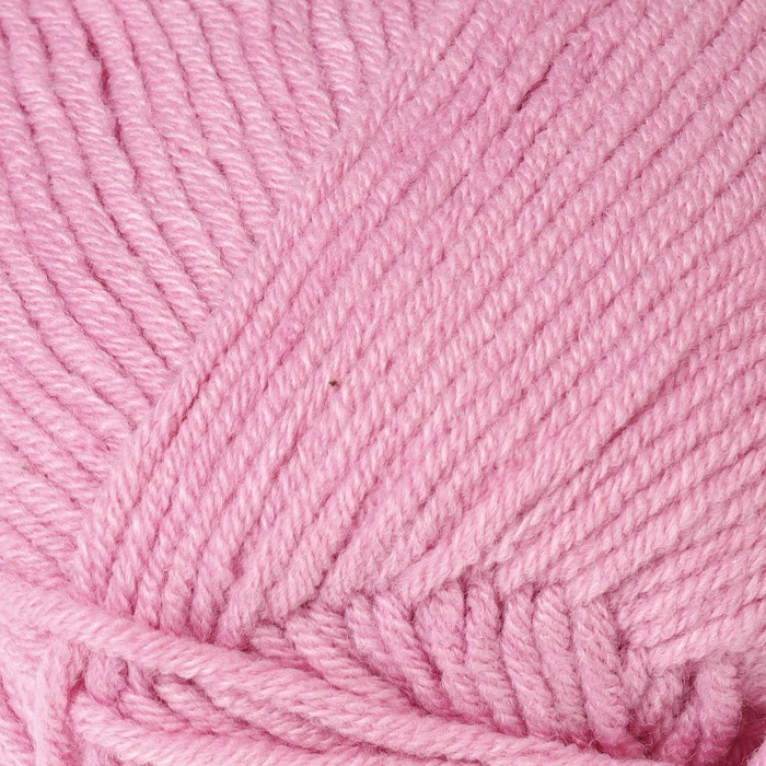 Пряжа "Denim" 60% хлопок, 40% акрил 200м/100гр (11582 розовый)
