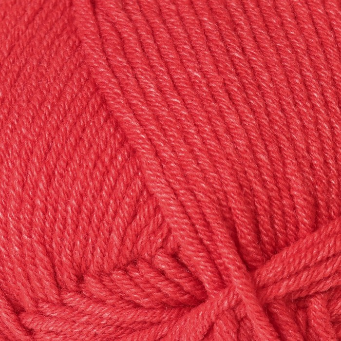 Пряжа "Denim" 60% хлопок, 40% акрил 200м/100гр (11583 алый)