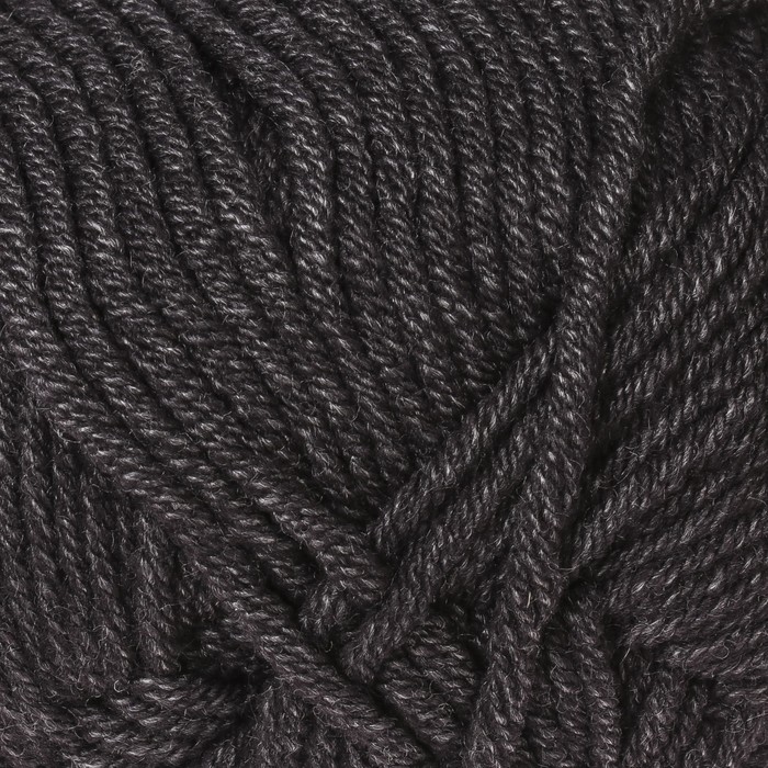 Пряжа "Denim" 60% хлопок, 40% акрил 200м/100гр (217 черный)