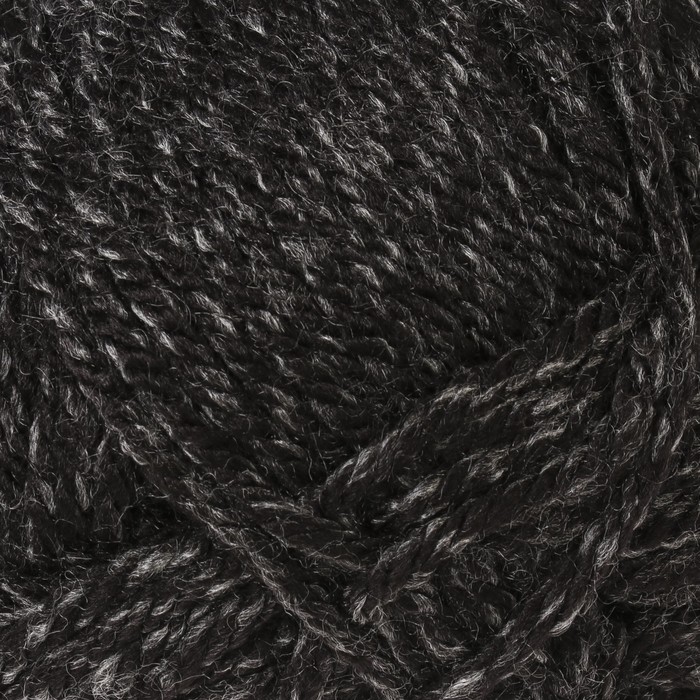 Пряжа "Everyday new tweed" 100% акрил 200м/100гр (75112 черно-серый)