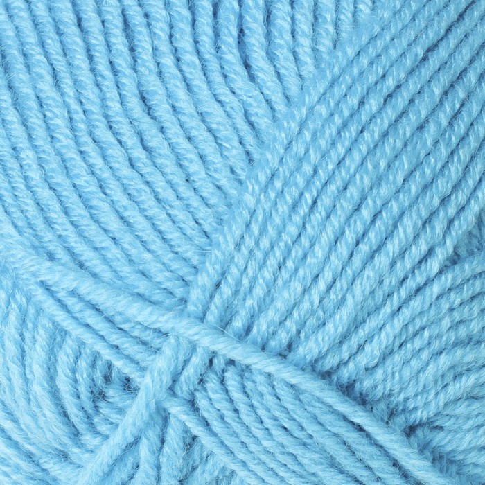 Пряжа "Merino de luxe 50" 49% шерсть, 51% акрил 280м/100г (235 яр. голубой)