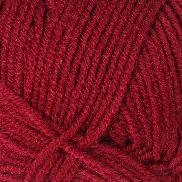 Пряжа "Merino de luxe 50" 49% шерсть, 51% акрил 280м/100г (3024 красный)