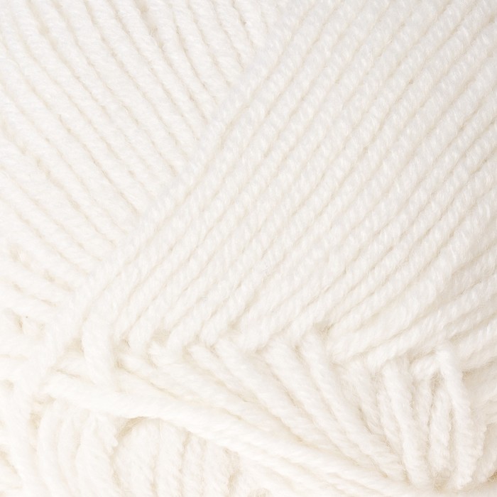 Пряжа "Merino de luxe 50" 49% шерсть, 51% акрил 280м/100г (501 белый)