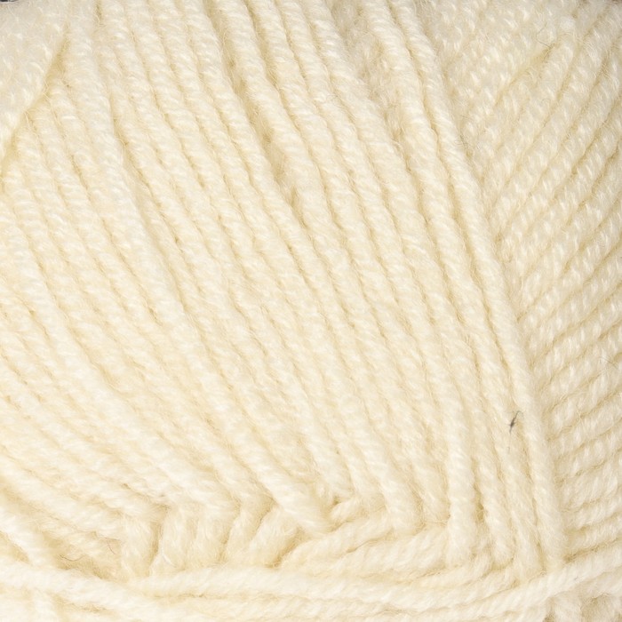 Пряжа "Merino de luxe 50" 49% шерсть, 51% акрил 280м/100г (502 молочный)