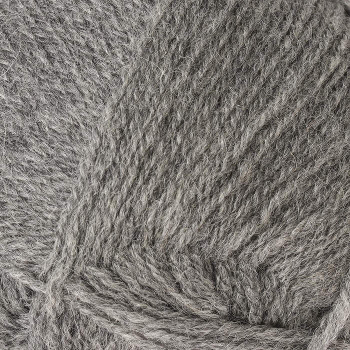 Пряжа "Nakolen 5" 49% шерсть, 51% акрил 500м/100г (194 св. серый)