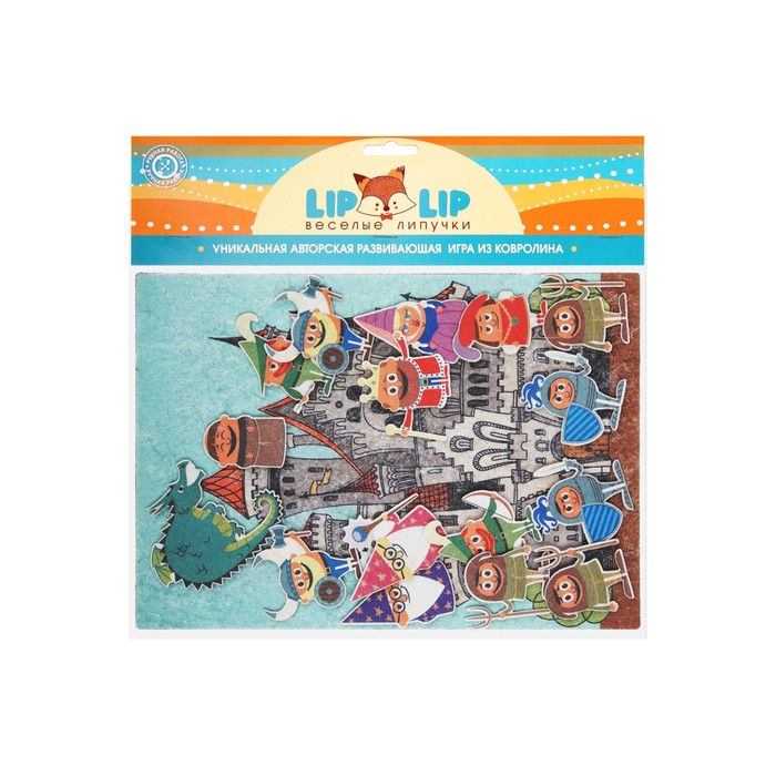 Дидактический набор с игровым полем "Рыцари", 16 деталей