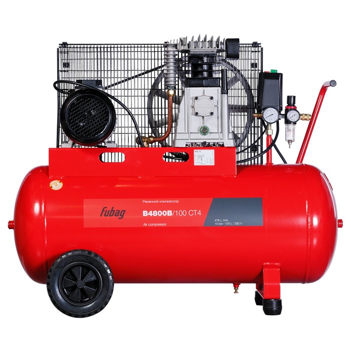 Компрессор FUBAG B4800B/100 CT4, 480 л/мин, 100л, 10 бар, 3 кВт, 220В