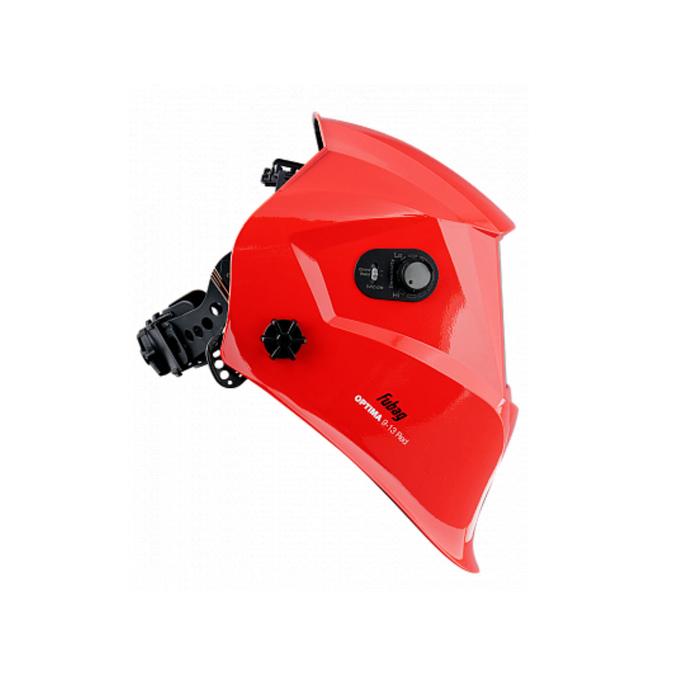Маска сварщика FUBAG OPTIMA 9.13 RED, тип "Хамелеон", 9-13 DIN, стекло 95 х 36 мм