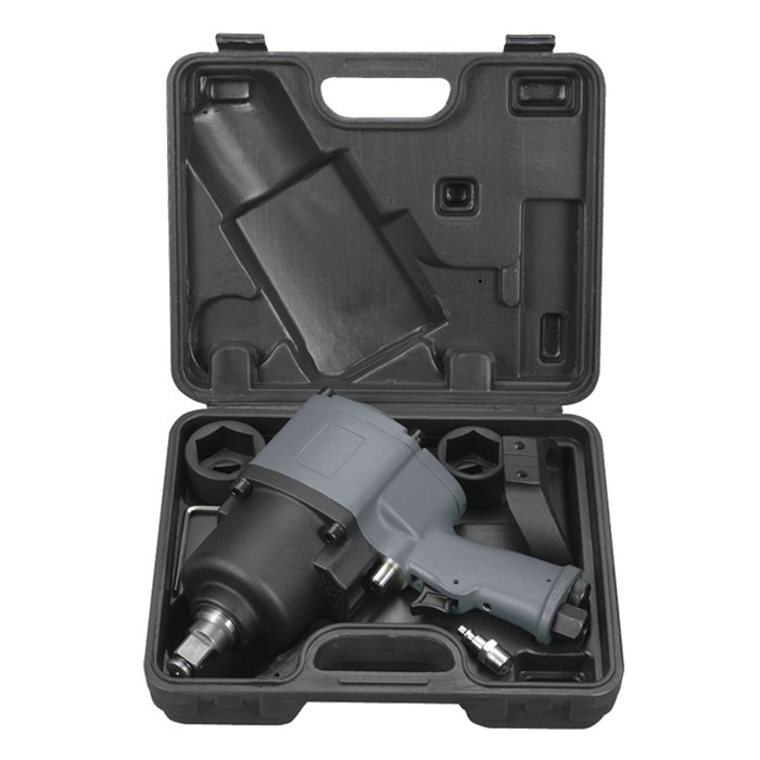 Пневмогайковерт ударный FUBAG IW1600, 3/4", 1600Нм, 6.3бар, набор головок, кейс