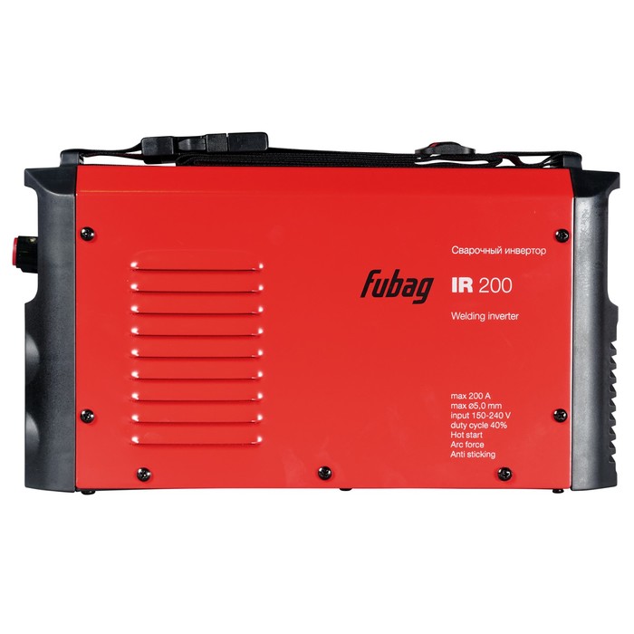 Инвертор сварочный FUBAG IR 200, макс.ток 200А, ПВ 40%, 220В
