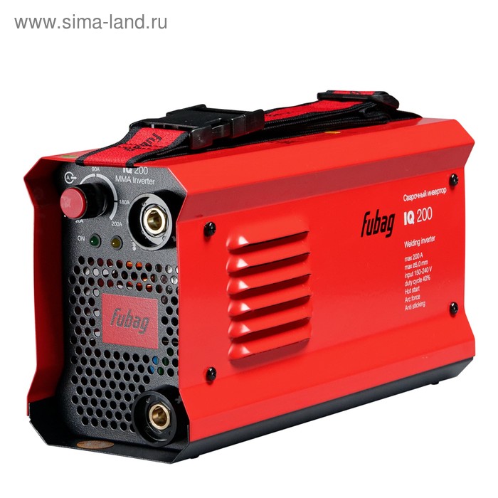 Инвертор сварочный FUBAG IQ 200 максток 200А ПВ 40 220В 6830₽