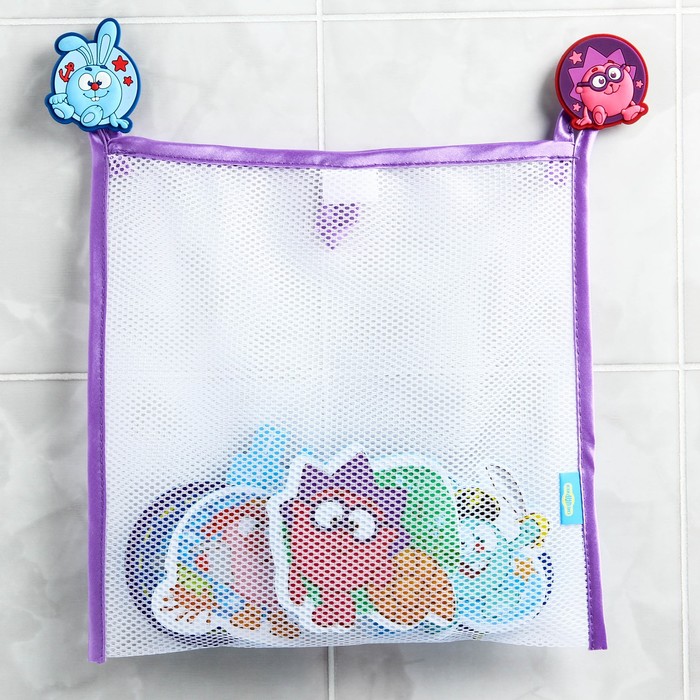 Игрушка развивающая СМЕШАРИКИ "Пиратики"+ сетка для хранения на присосках