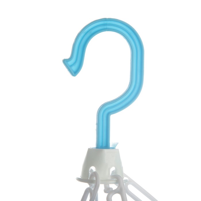 Сушилка для белья подвесная круглая 15 прищепок, 29,5х29,5см, цвет МИКС