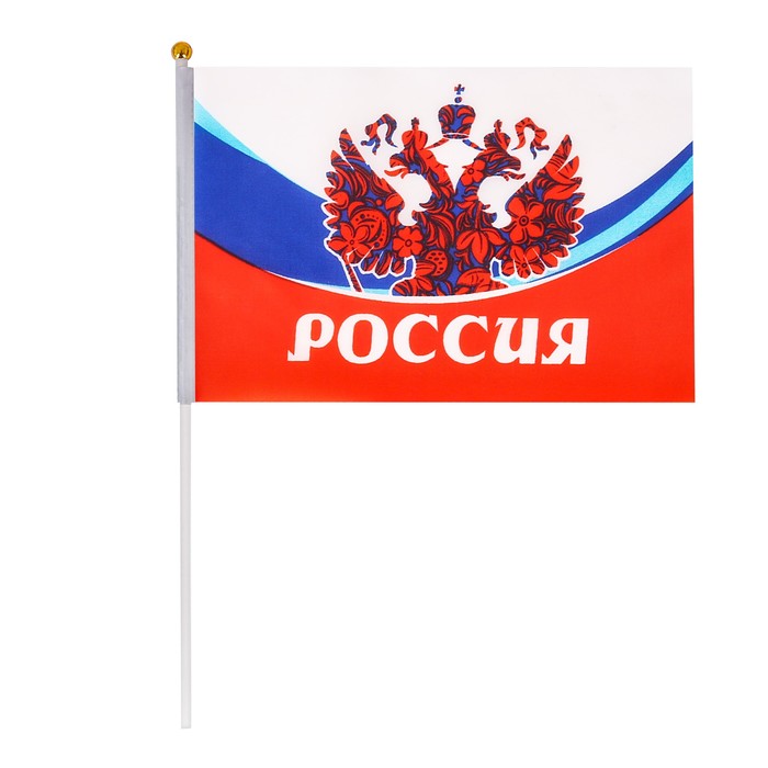 Флаг "Россия" (орел), 14 х 21 см