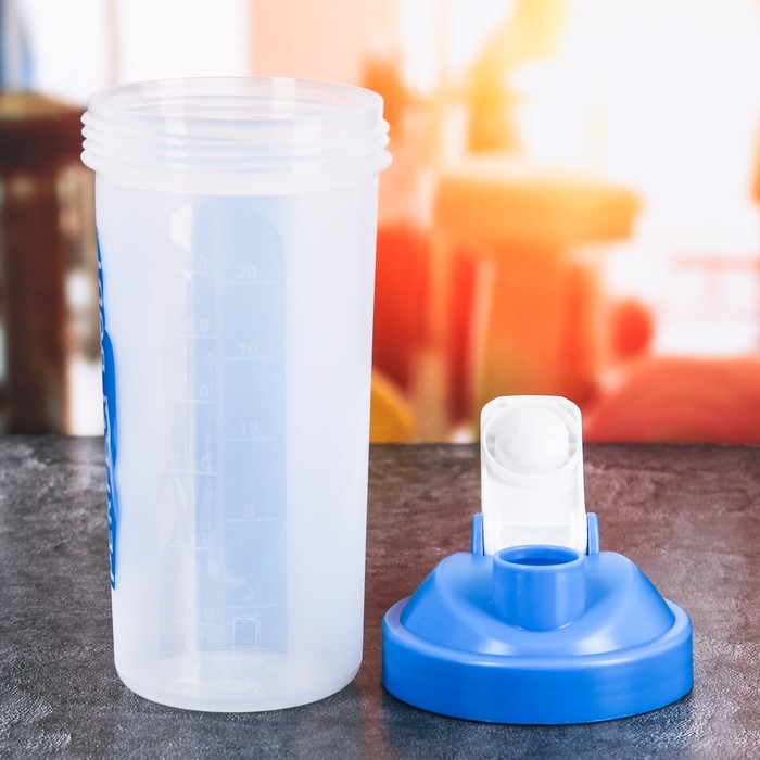 Шейкер с таблетницей "Perfect body", 600 мл