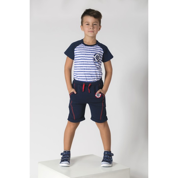 Шорты, синие, р-р 40 (158-164см) 13-14л., 100% хл