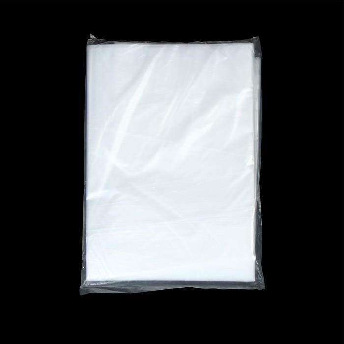 Плёнка полиэтиленовая, толщина 60 мкм, 3 × 10 м, рукав (1,5 м × 2), прозрачная, 1 сорт, ГОСТ 10354-82