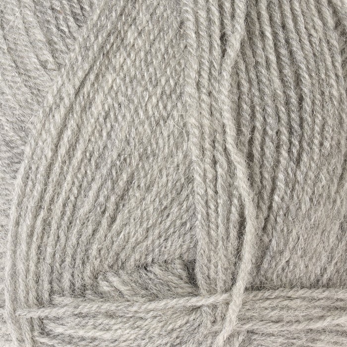 Пряжа "Nakolen 5" 49% шерсть, 51% акрил 500м/100г (195 серый)