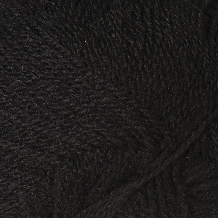 Пряжа "Nakolen 5" 49% шерсть, 51% акрил 500м/100г (217 черный)