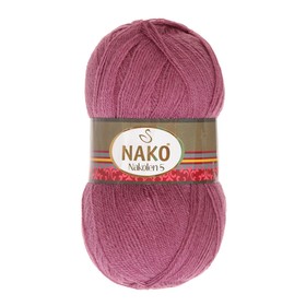 

Пряжа "Nakolen 5" 49% шерсть, 51% акрил 500м/100г (569 т.пыльная роза)