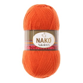 

Пряжа "Nakolen 5" 49% шерсть, 51% акрил 500м/100г (6963 оранжевый)