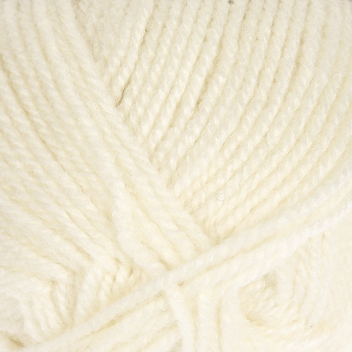 Пряжа "Nakolen" 49% шерсть, 51% акрил 210м/100г (300 молочный)