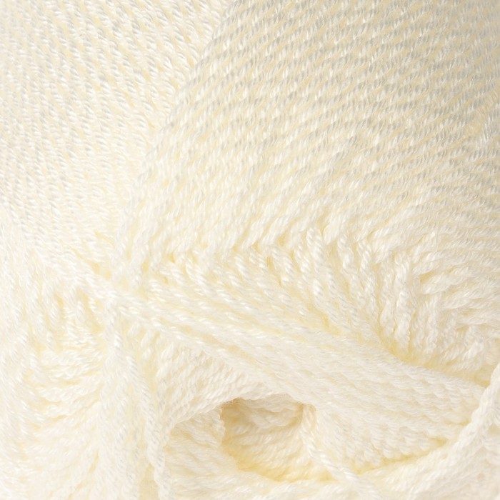 Пряжа "Pirlanta Wayuu" 100% микроакрил 350м/100гр (300 молочный)