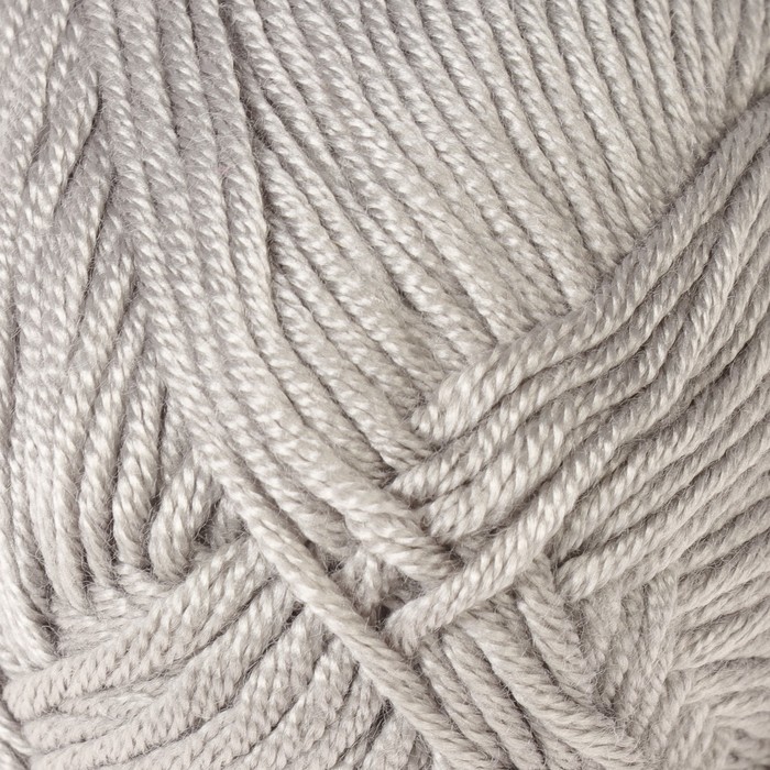 Пряжа "Saten 50" 100% микроакрил 115м/50гр (130 светло-серый)