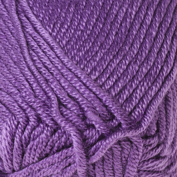 Пряжа "Saten 50" 100% микроакрил 115м/50гр (187 фиолетовый)