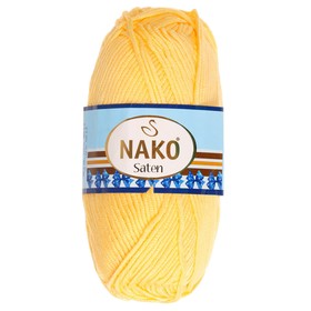 

Пряжа "Saten 50" 100% микроакрил 115м/50гр (215 соломенный)