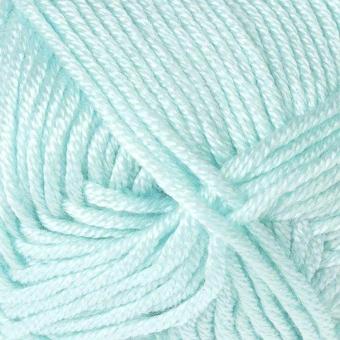 Пряжа "Saten 50" 100% микроакрил 115м/50гр (2961 голубая бусина)
