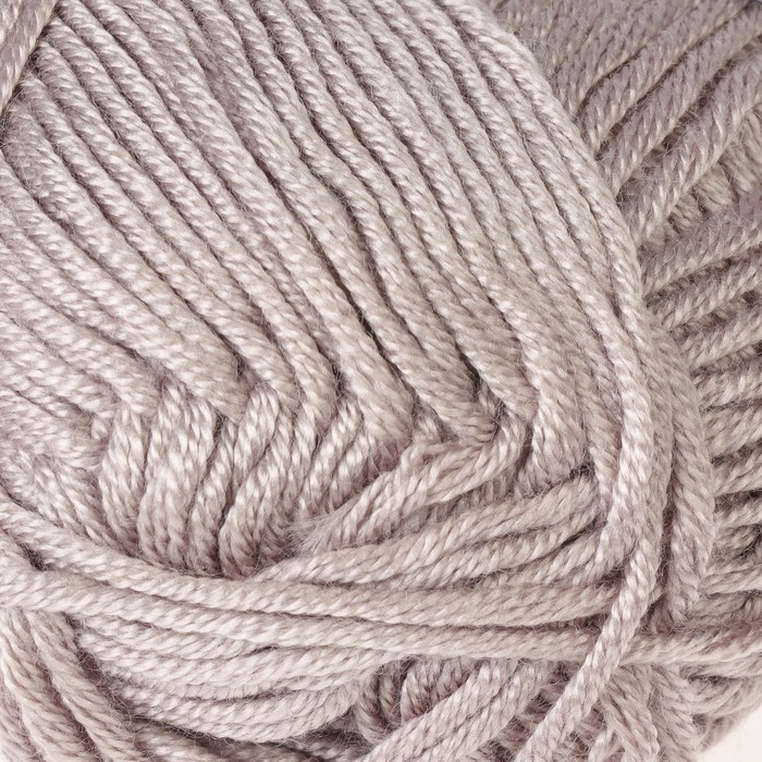Пряжа "Saten 50" 100% микроакрил 115м/50гр (3079 серо-розовый)