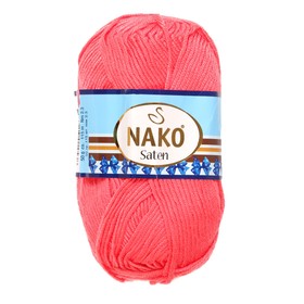 

Пряжа "Saten 50" 100% микроакрил 115м/50гр (3655 светло-коралловый)