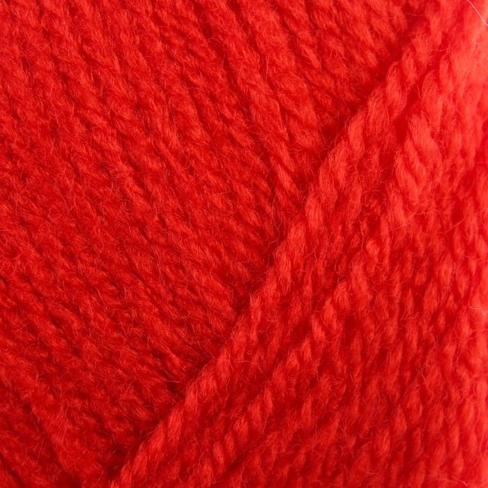 Пряжа "Super bebe" 100% премиум акрил 180м/50гр (207 огненно-красный)
