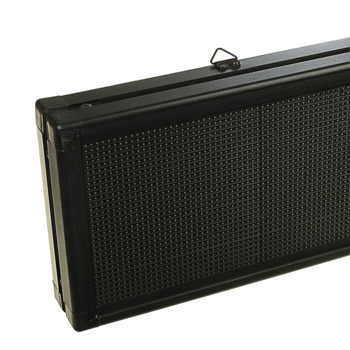 Бегущая строка уличная 80 х 16 см, шаг светодиода P4, IP65, 220V, USB, Полноцветная RGB