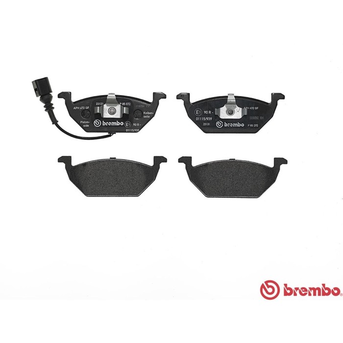 Колодки тормозные BREMBO P85072