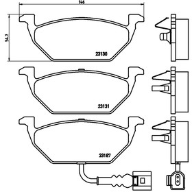 

Колодки тормозные BREMBO P85072