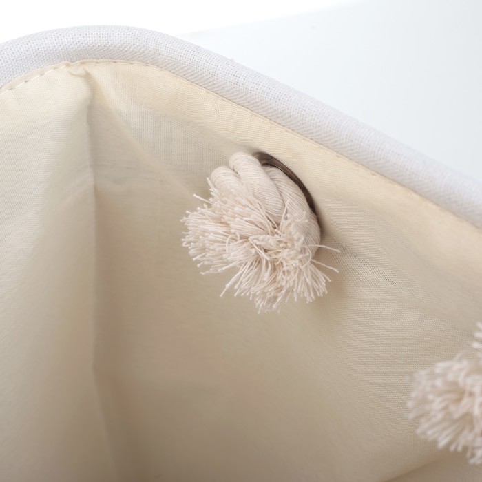 Корзина для хранения 40х30х27 см большая, цвет МИКС