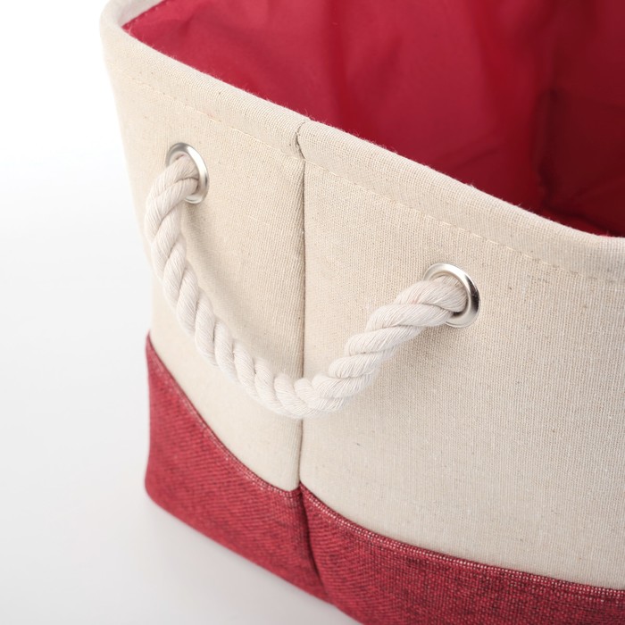 Корзина для хранения 40х30х27 см большая, цвет МИКС