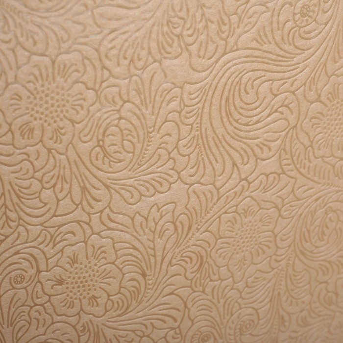 Корзина для белья 30х40х60 см "Цветы", бежевый