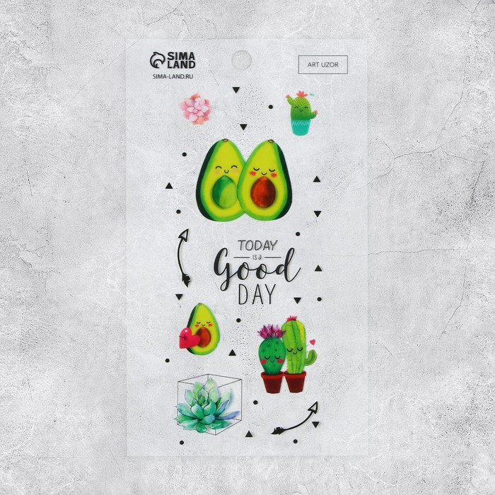 

Наклейка для телефона Today is a good day, 8 х 14 см