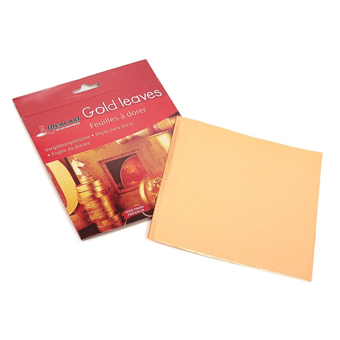 Набор Поталь 25 листов золотая 15*15см в папке